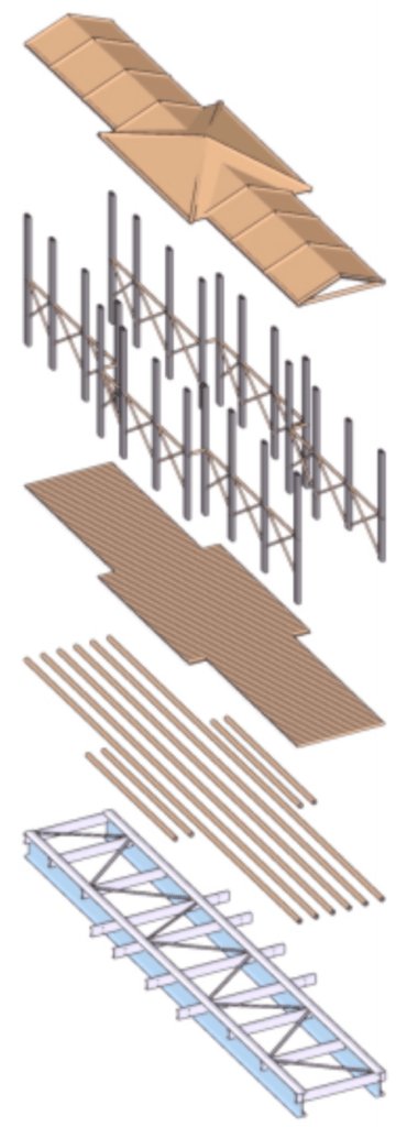 15 - Turin Footbridge Design 2020 - Lebak Footbridge Indonesia